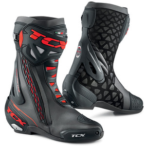 TCX RT-RACE BOOTS - BLACK-RED
