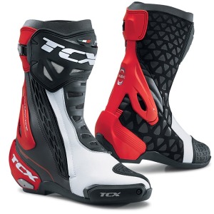 TCX RT-RACE BOOTS - BLACK-WHITE-RED