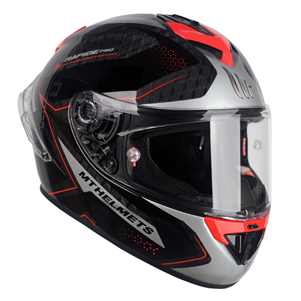 MT RAPIDE CARBON MASTER GLOSSY FLUOR RED - 핀락포함